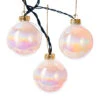 Kurt Adler 6-Light Glass Ball Ornament Color-Changing LED Light Set -Christmas Decoration UL1911 29680.1600773958