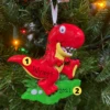 Red T-Rex Dinosaur Personalized Christmas Ornament OR816-A 1 Red T-Rex Dinosaur Personalized Christmas Ornament OR816-A -Christmas Decoration api34vuz4 24484.1646091959