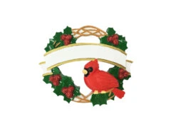 Cardinal With Wreath Personalized Christmas Ornament OR1905 -Christmas Decoration api7icqov 75000.1646091913