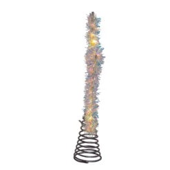 Kurt Adler 12.2" LED Lighted Warm White Silver Tinsel Star Christmas Tree Topper AD1022WW 14 Kurt Adler 12.2" LED Lighted Warm White Silver Tinsel Star Christmas Tree Topper AD1022WW -Christmas Decoration apibg74jl 23490.1646091908