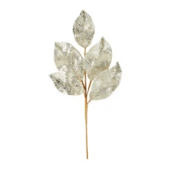 Raz 24" Silver Or Gold Beaded Metallic Leaf Christmas Spray F4106650 -Christmas Decoration apigdht44 30281.1646091922