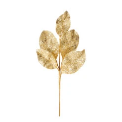 Raz 24" Silver Or Gold Beaded Metallic Leaf Christmas Spray F4106650 -Christmas Decoration apihbjah5 88874.1646091921