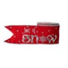 Raz 4" Red And Silver Let It Snow Wired Christmas Ribbon R4127755 1 Raz 4" Red And Silver Let It Snow Wired Christmas Ribbon R4127755 -Christmas Decoration apiiuqugu 42263.1646091909