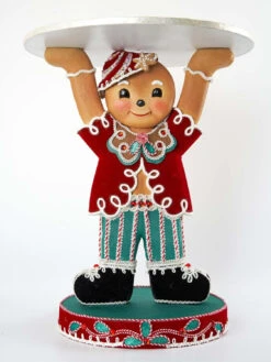 Katherine's Collection 20.5" Gingerbread Forrest Gingerbread Man Platter 28-128130