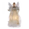 Kurt Adler 14" Fiber-Optic Ivory And Gold Animated LED Angel Christmas Tree Topper UL2173LED -Christmas Decoration apip84c6w 25259.1646091914