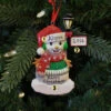 Snowman Standing By A Light Post Personalized Christmas Ornament -Christmas Decoration apiq6cp0i 30033.1646091885