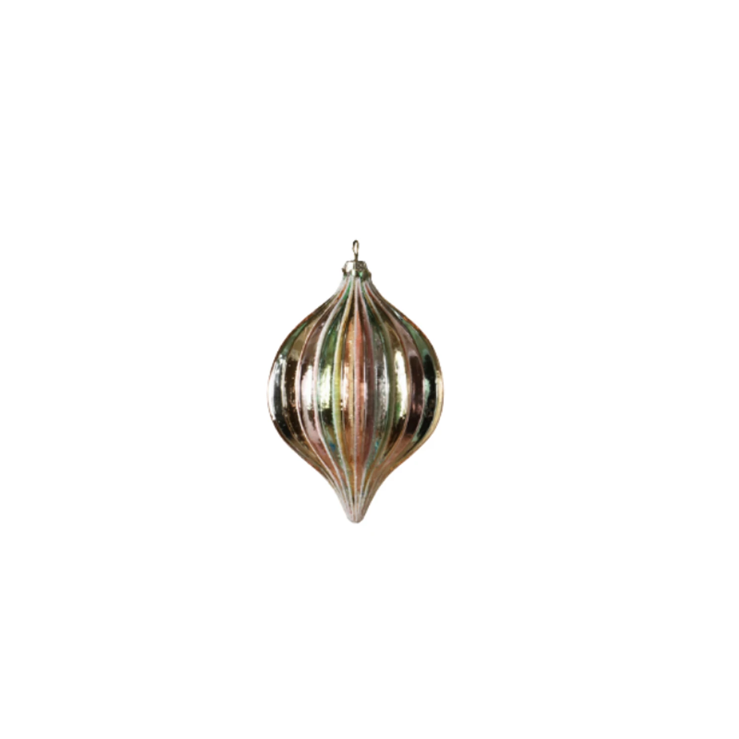 4.5" 100MM Iridescent Glass Ball Christmas Ornament 2616630 4 4.5" 100MM Iridescent Glass Ball Christmas Ornament 2616630 - Image 2