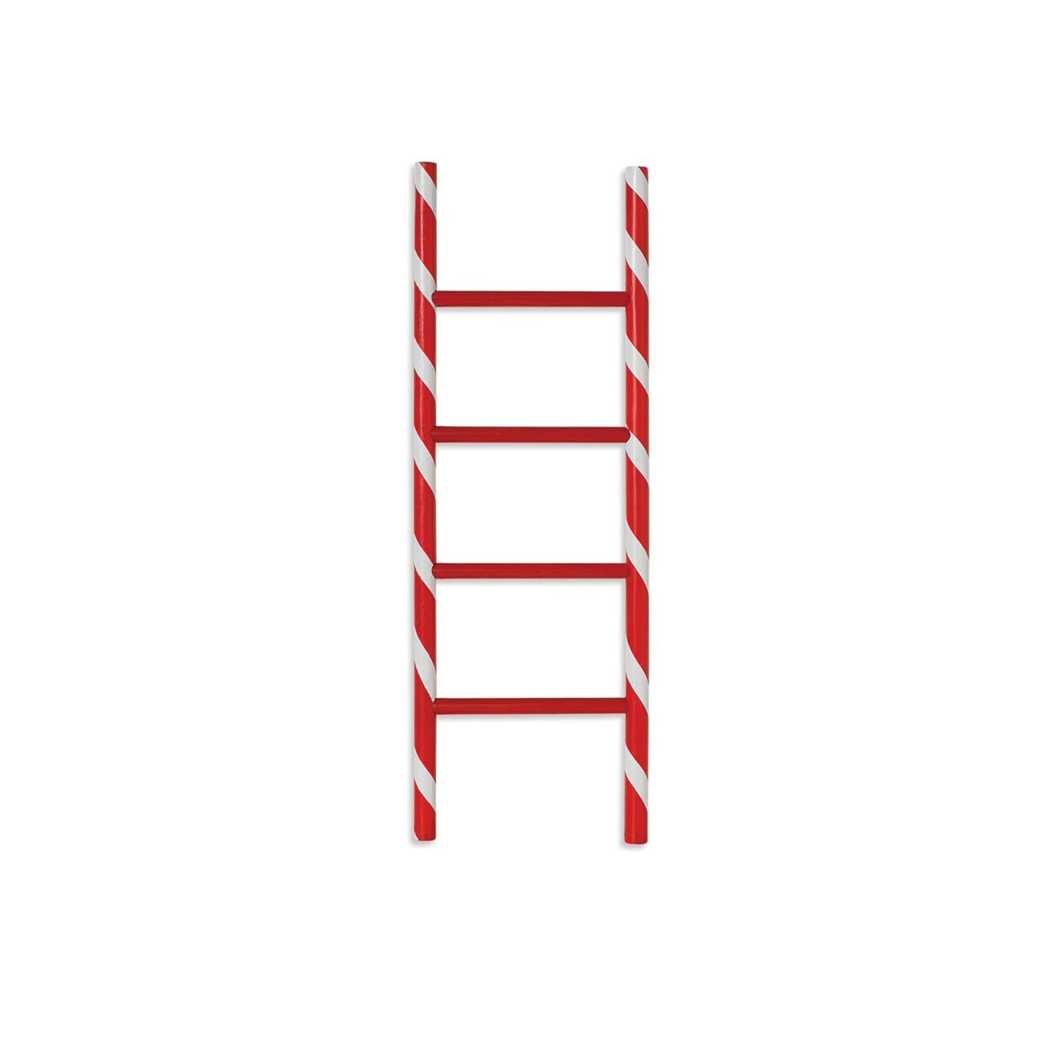 24" Or 48" Wooden Holiday Candy Cane Ladder Christmas Decoration 4 24" Or 48" Wooden Holiday Candy Cane Ladder Christmas Decoration - Image 2