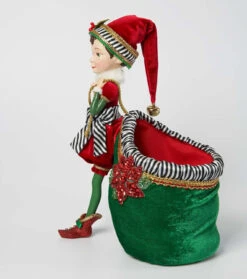 Katherine's Collection 12.5" Merry And Bright Elf With Bag Christmas Decorations 28-128276 9 Katherine's Collection 12.5" Merry And Bright Elf With Bag Christmas Decorations 28-128276 -Christmas Decoration apivpztbw 10585.1646091891