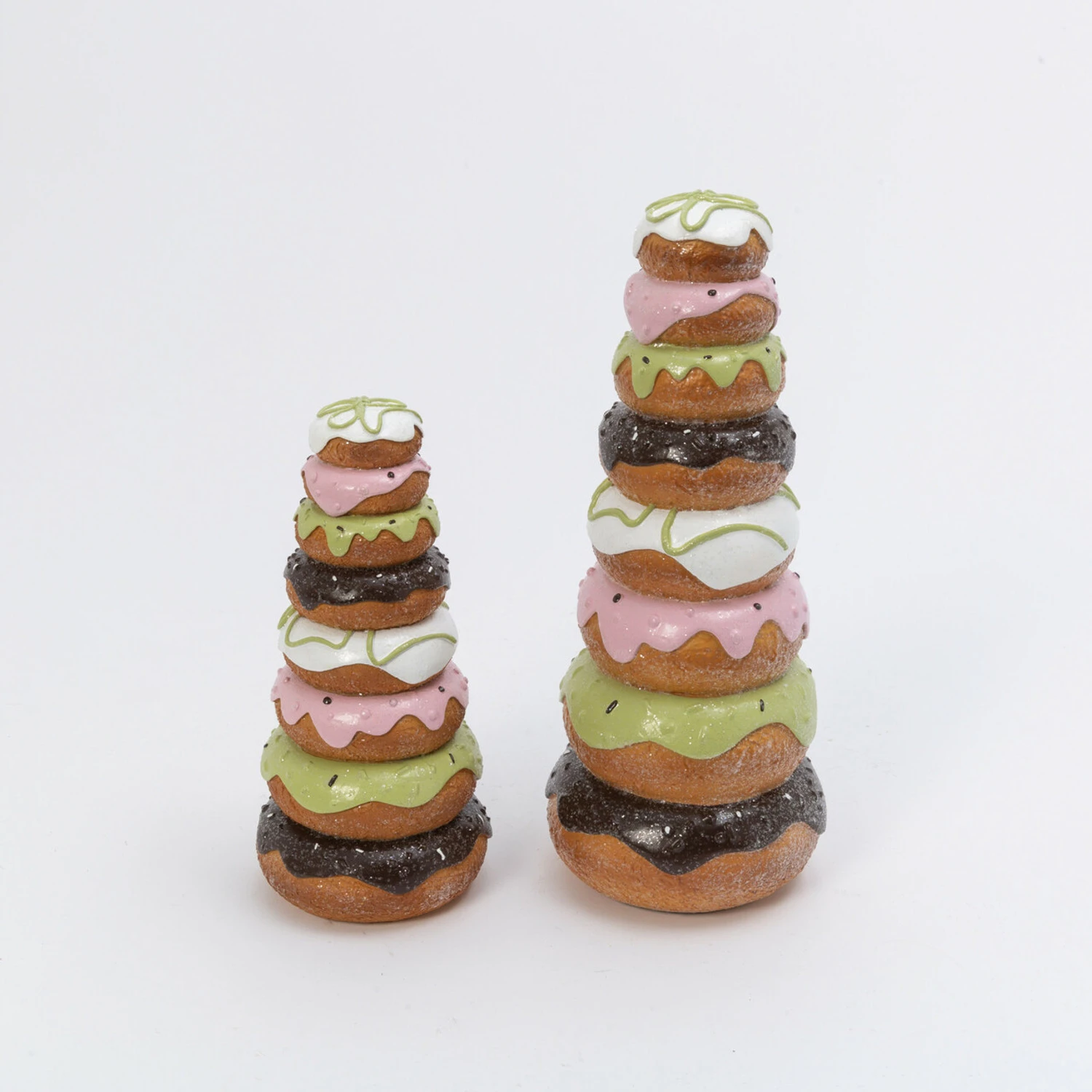 Set Of 2 Donut Tree Christmas Figure 2595370 3 Set Of 2 Donut Tree Christmas Figure 2595370