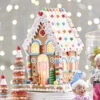 Raz 14" LED Lighted Claydough Pastel Colored Gingerbread House Christmas Figure 3919187 2 Raz 14" LED Lighted Claydough Pastel Colored Gingerbread House Christmas Figure 3919187 -Christmas Decoration apiyu0bzl 21715.1646091890