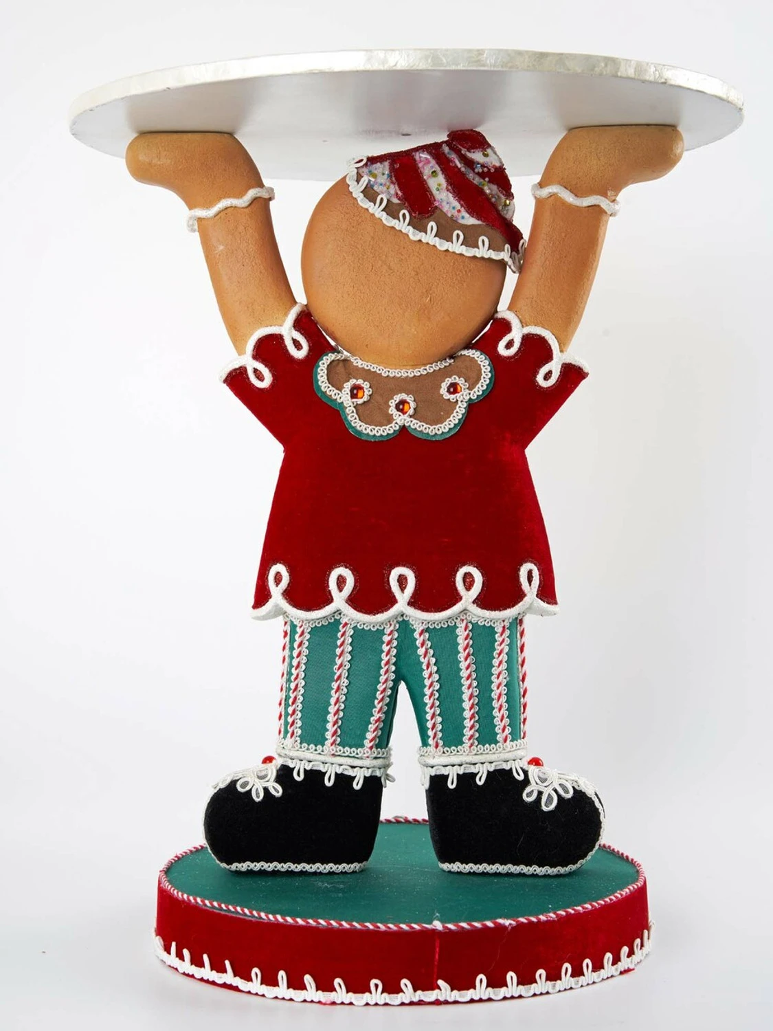 Katherine's Collection 20.5" Gingerbread Forrest Gingerbread Man Platter 28-128130 4 Katherine's Collection 20.5" Gingerbread Forrest Gingerbread Man Platter 28-128130 - Image 2