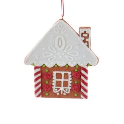 Kurt Adler 4.85" Set Of 4 Claydough Cookie Christmas Ornament D4156 -Christmas Decoration d4156b 13431.1677688116
