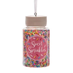 Kurt Adler 3.3" Set Of 2 Cookie Sprinkles Jar Christmas Ornament D4226 -Christmas Decoration d4226b 62784.1677690746