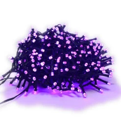 Lumineo 500 LED Compact Color Changing Lights Green Wire 12 Lumineo 500 LED Compact Color Changing Lights Green Wire -Christmas Decoration pink led light 69506.1604021963